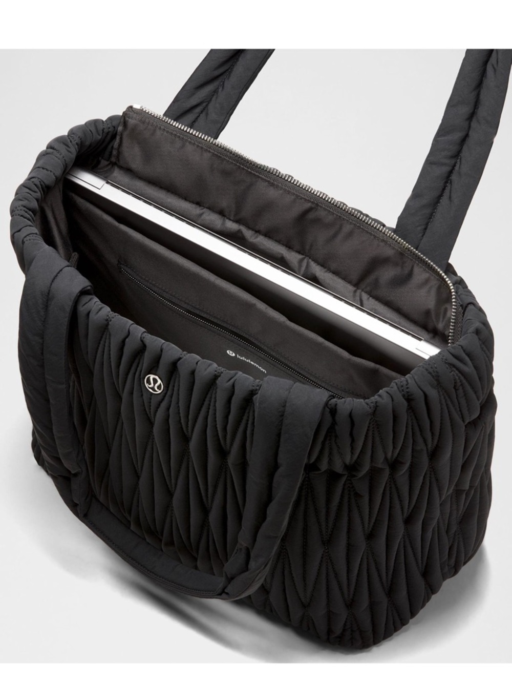 lululemon Black Diamond Quilted Tote Bag 14 L NWT women’s - Picture 14 of 16